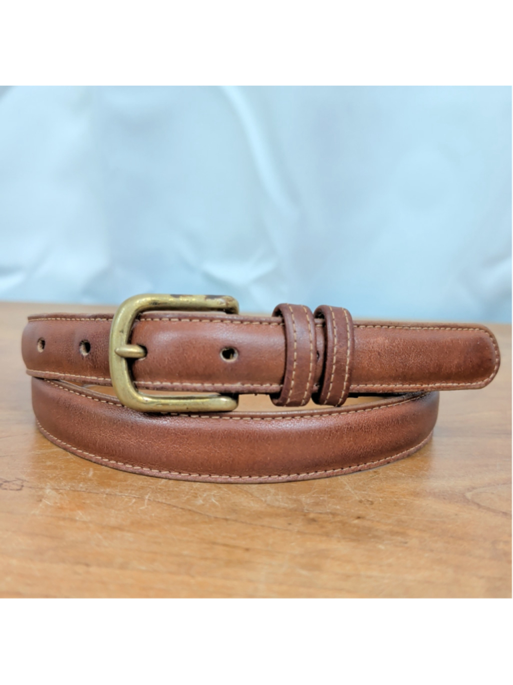 Coach New York City Made Vintage Glove Tanned Leather Belt 6600 34"